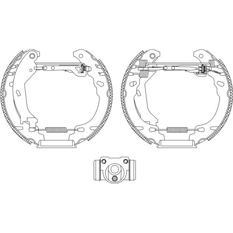Satz Bremsbacken Fiat 500 1.2 10/07- (180X32) 84064600 Satz Bremsbacken Fiat 500 1.2 10/07- (180X32) 84064600