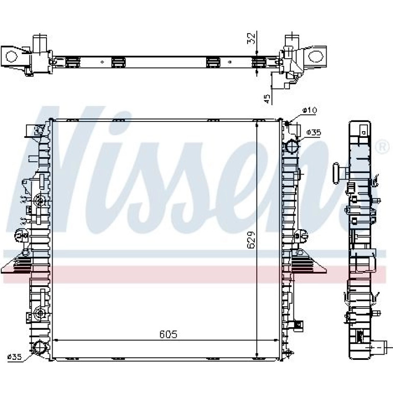 Wasserkühler PKW 64320A Wasserkühler PKW 64320A