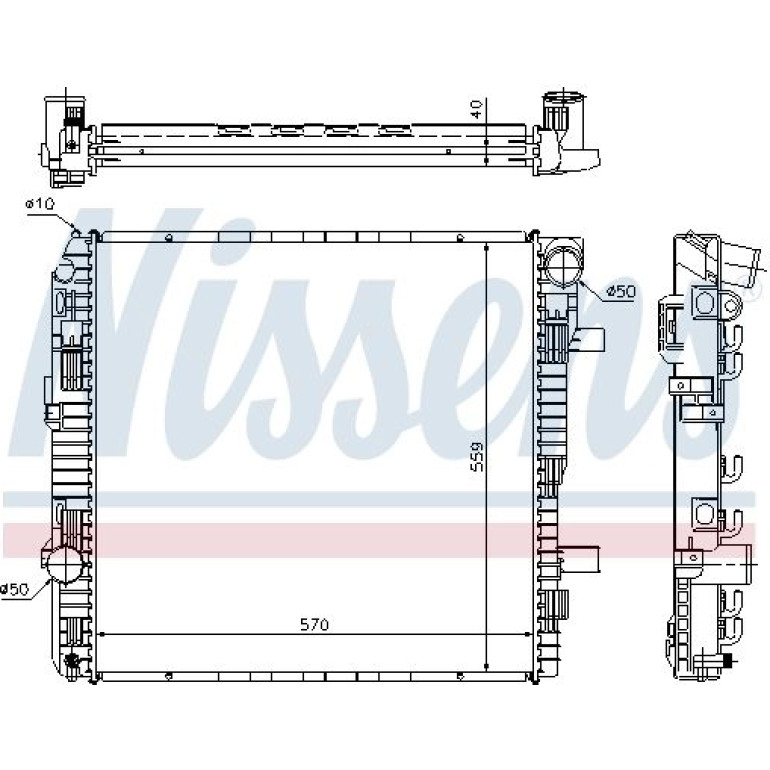 Wasserkühler LKW 62794A Wasserkühler LKW 62794A