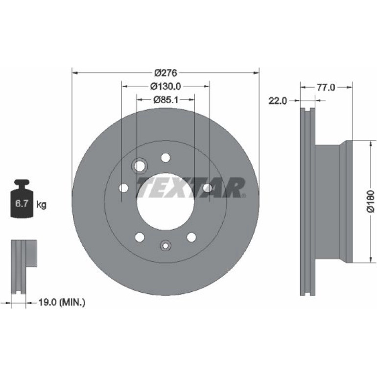 Bremsscheibe Db P. Sprinter 208-412 92131503 Bremsscheibe Db P. Sprinter 208-412 92131503