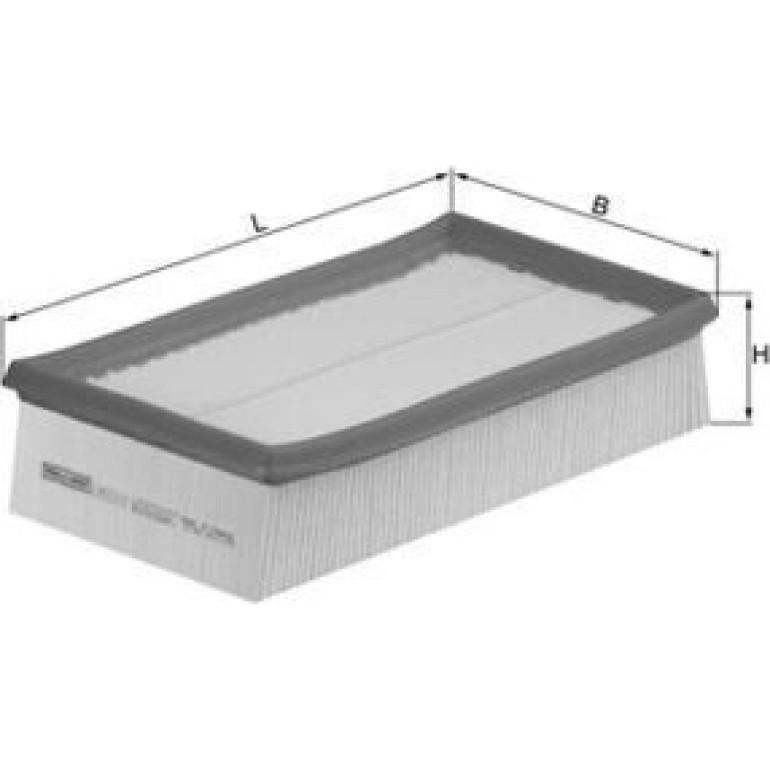 MAHLE Luftfilter LX 933/2 MAHLE Luftfilter LX 933/2