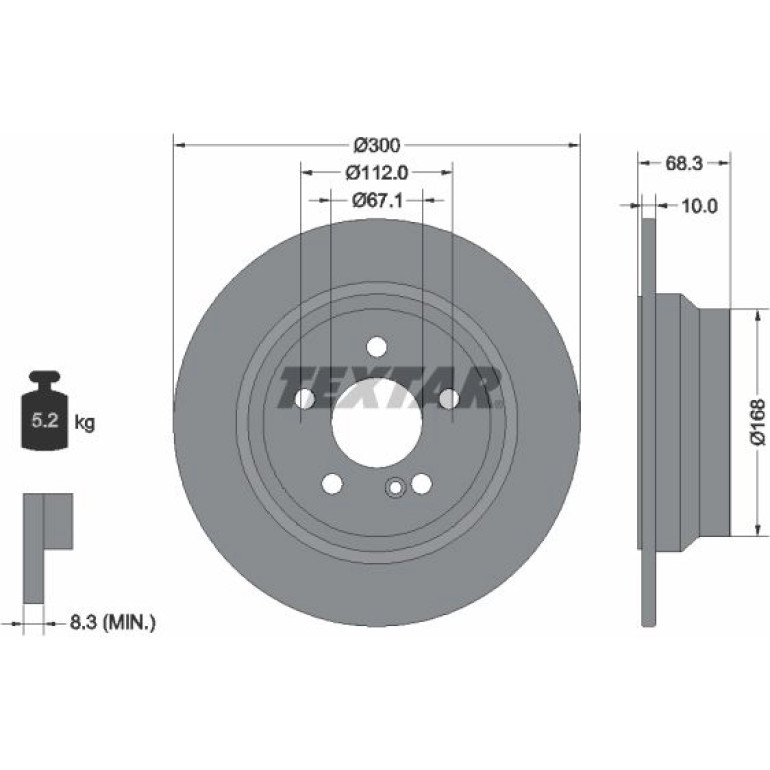 Bremsscheibe Db T. Cls (C218), E (W211, W212) 1,8-3,2 03/02 92115405 Bremsscheibe Db T. Cls (C218), E (W211, W212) 1,8-3,2 03/02 92115405
