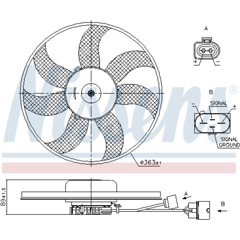 Kühlerlüfter PKW 85678