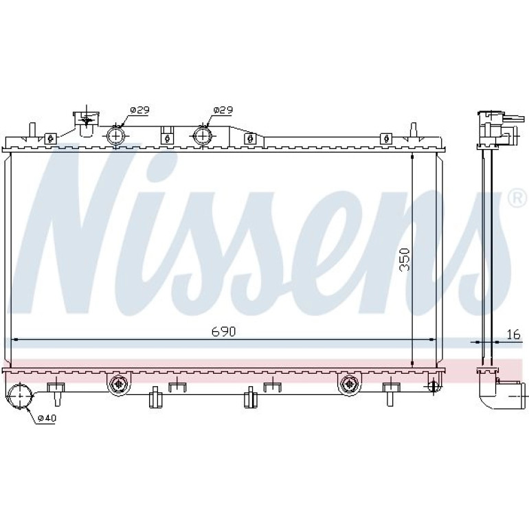 Wasserkühler PKW 64115 Wasserkühler PKW 64115