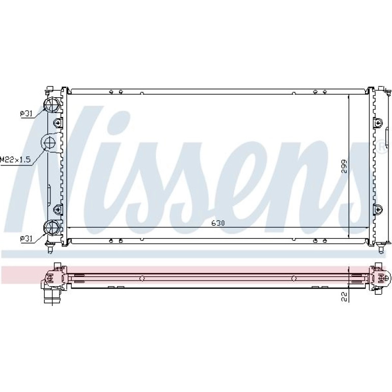 Wasserkühler PKW 673001 Wasserkühler PKW 673001