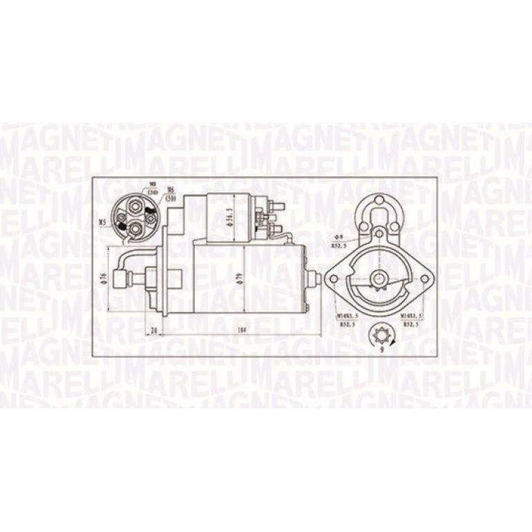 MAGNETI MARELLI Anlasser 063720984010