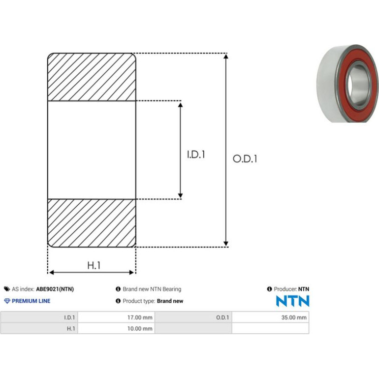 AS-PL Lager ABE9021(NTN) AS-PL Lager ABE9021(NTN)