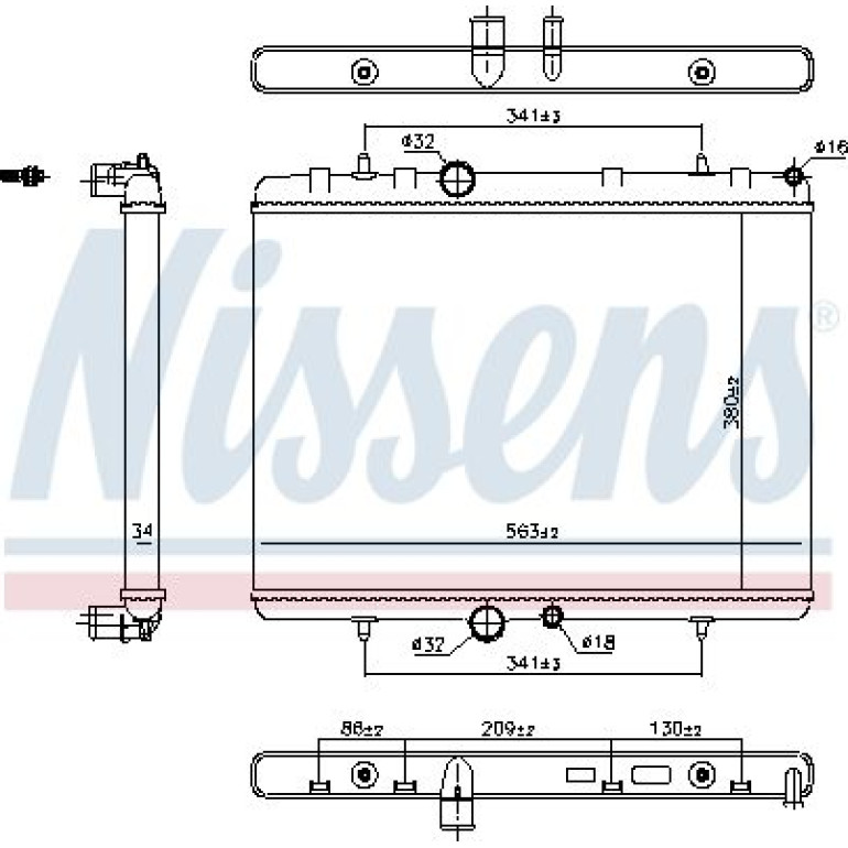 Wasserkühler PKW 63689A Wasserkühler PKW 63689A