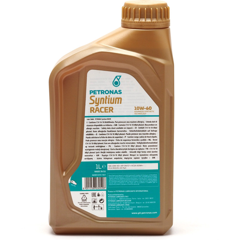 PETRONAS Syntium Racer 10W-60 70000E18EU