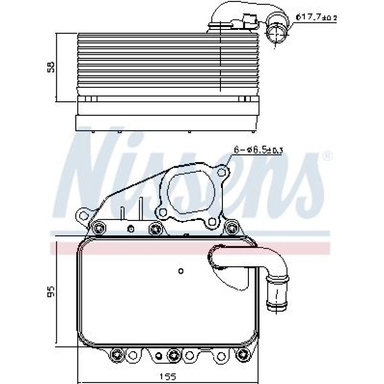 Ölkühler PKW 91100 Ölkühler PKW 91100