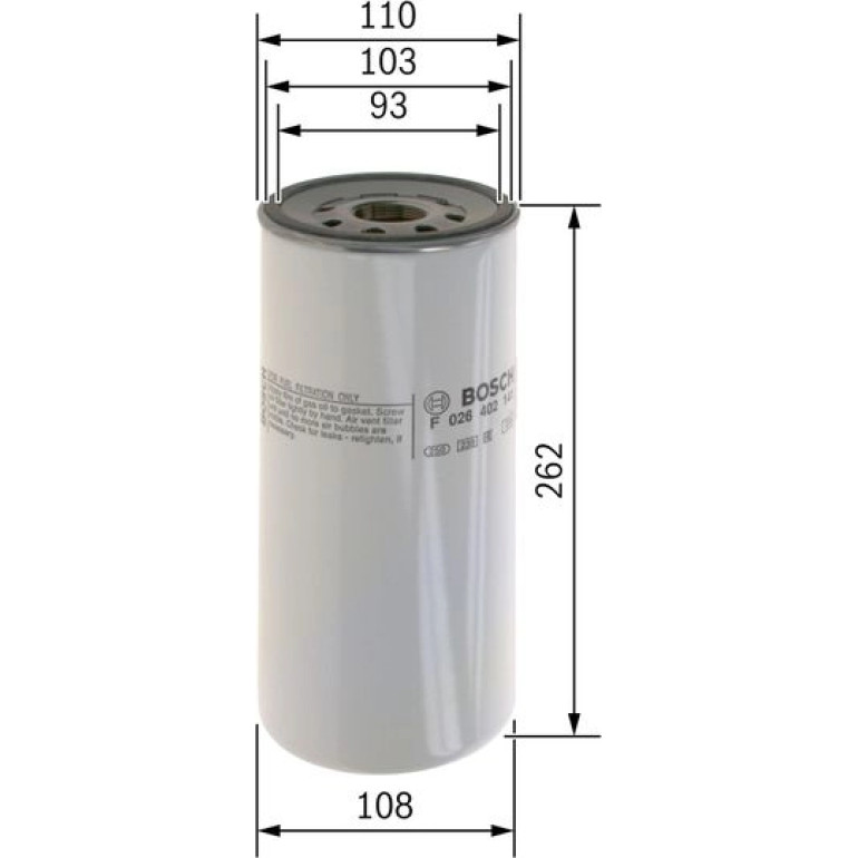 Kraftstofffilter F 026 402 141 Kraftstofffilter F 026 402 141