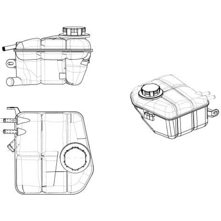 Ausgleichsbehälter, Kühlmittel 454035 Ausgleichsbehälter, Kühlmittel 454035