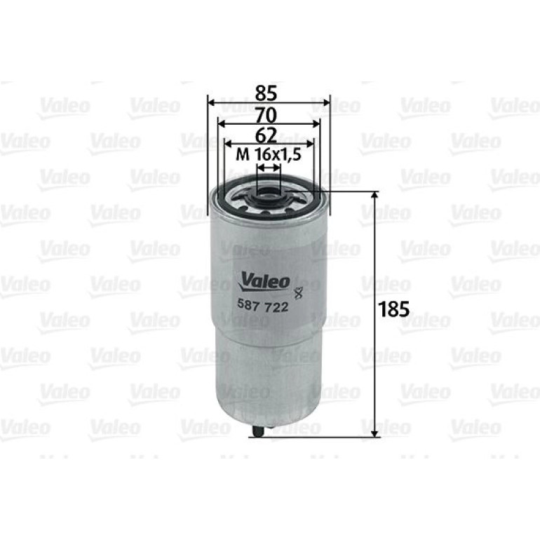 VALEO Kraftstofffilter 587722 VALEO Kraftstofffilter 587722