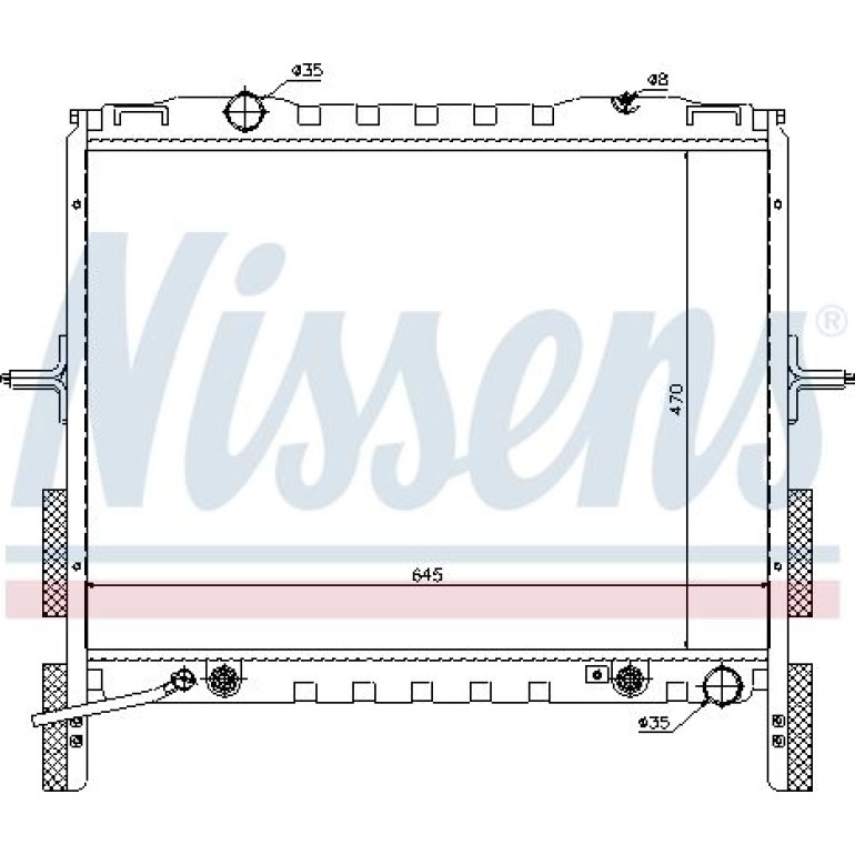 Wasserkühler PKW 66657 Wasserkühler PKW 66657