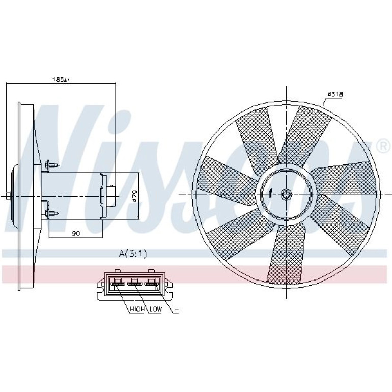 Kühlerlüfter PKW 85838 Kühlerlüfter PKW 85838
