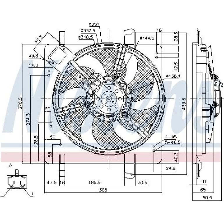 Kühlerlüfter PKW 85028