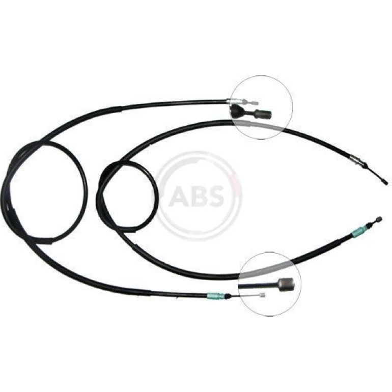 A.B.S. Handbremsseil Seilzug Festellbremse K19655 A.B.S. Handbremsseil Seilzug Festellbremse K19655
