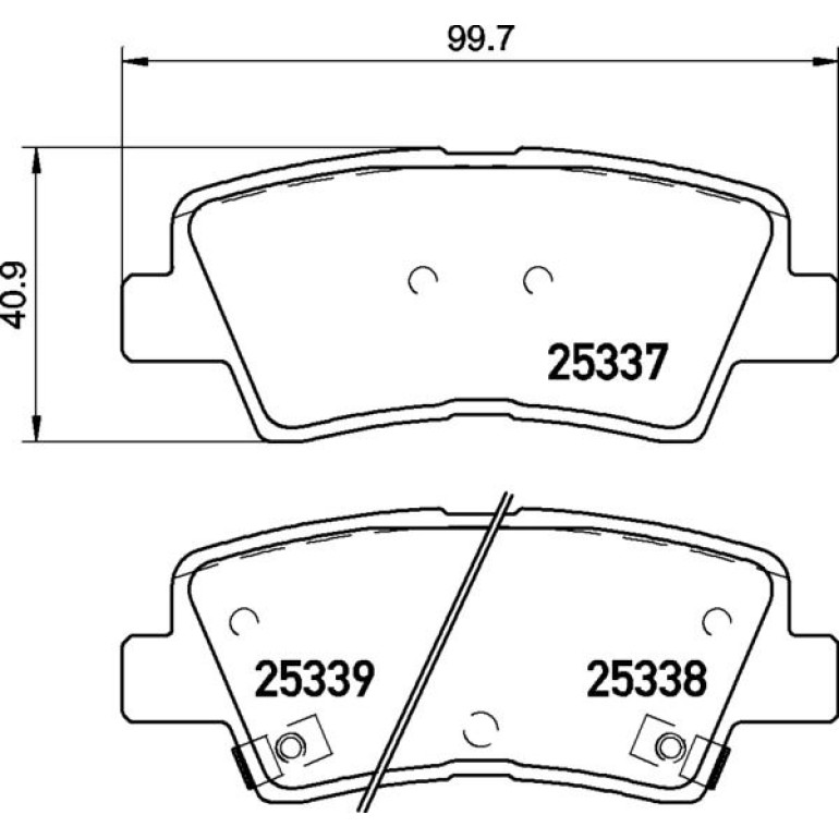 BREMBO Bremsklötze Xtra HA P 30 094X BREMBO Bremsklötze Xtra HA P 30 094X