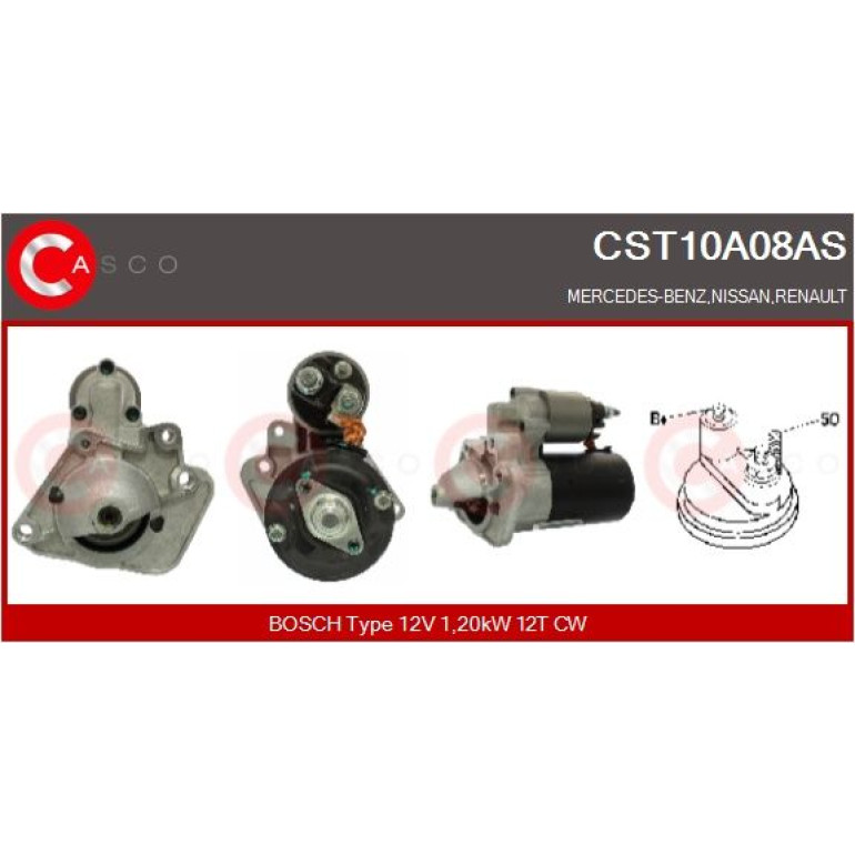 CASCO Anlasser CST10A08AS CASCO Anlasser CST10A08AS