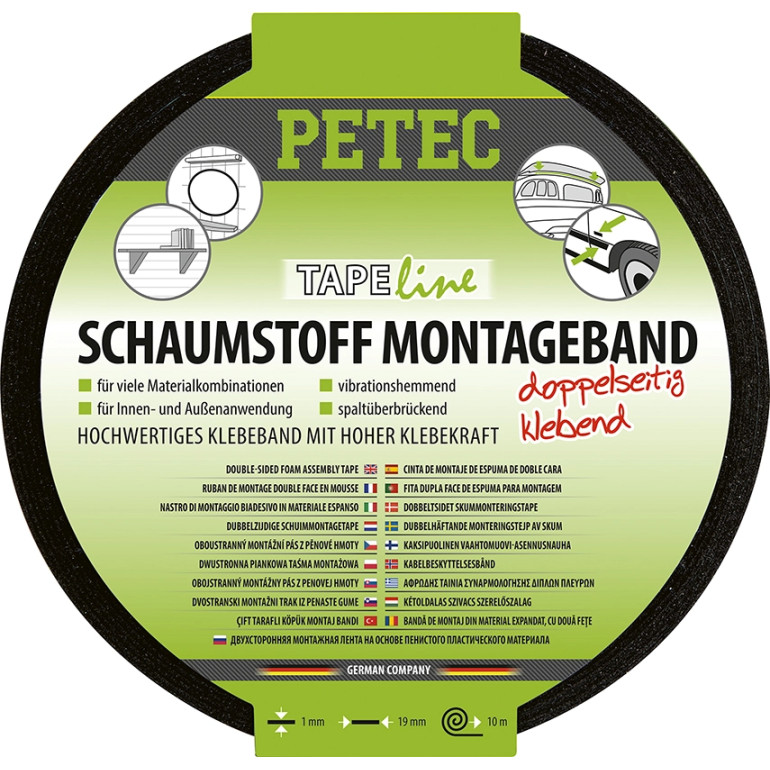 Petec Montageband 19 mm X 1 mm X 10 M 87200 Petec Montageband 19 mm X 1 mm X 10 M 87200