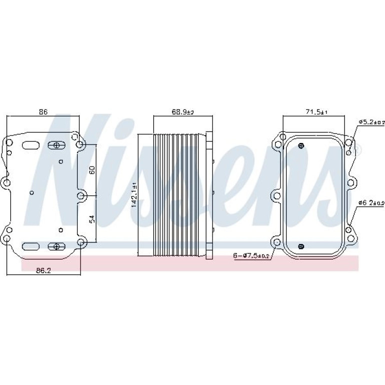 Ölkühler PKW 91253 Ölkühler PKW 91253