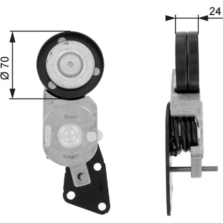 Spannrolle, Keilrippenriemen T38426