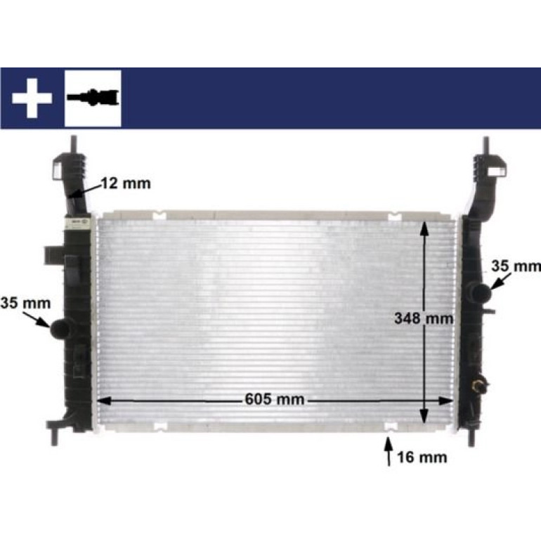 Kühler, Motorkühlung CR 2120 000S Kühler, Motorkühlung CR 2120 000S