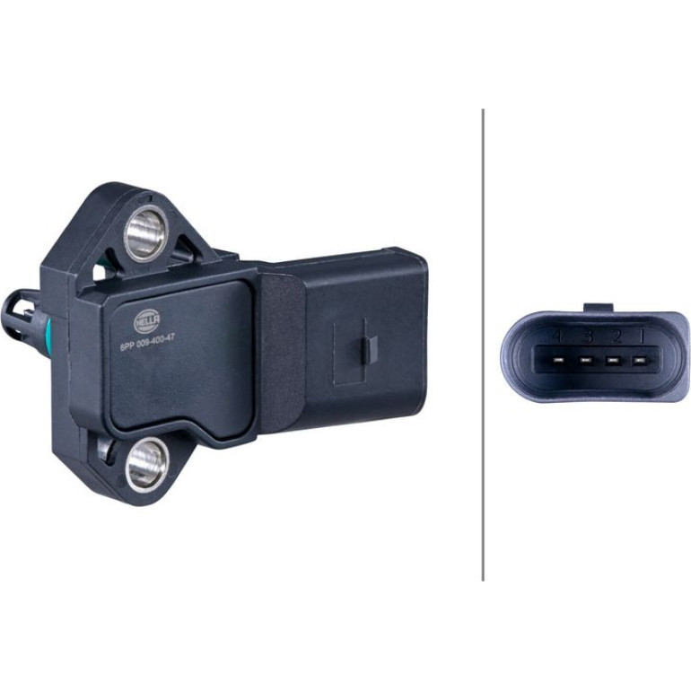 HELLA Sensor, Ladedruck 6PP 009 400-471 HELLA Sensor, Ladedruck 6PP 009 400-471