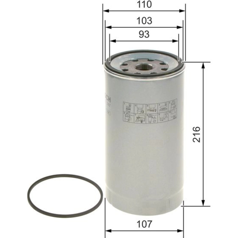 Bosch Kraftstofffilterbox F 026 402 747 Bosch Kraftstofffilterbox F 026 402 747