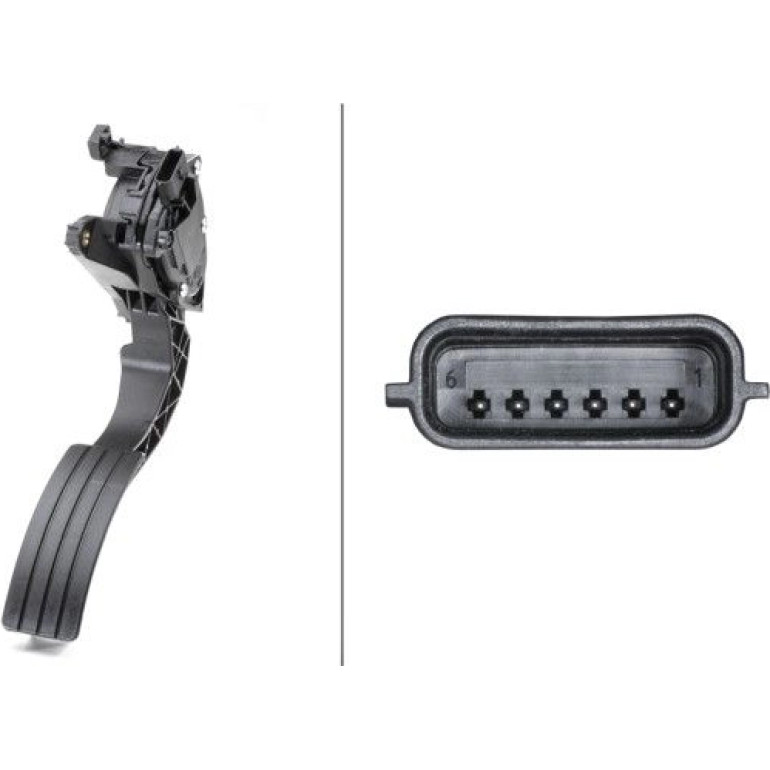 HELLA Sensor, Gaspedalstellung 6PV 009 978-731 HELLA Sensor, Gaspedalstellung 6PV 009 978-731