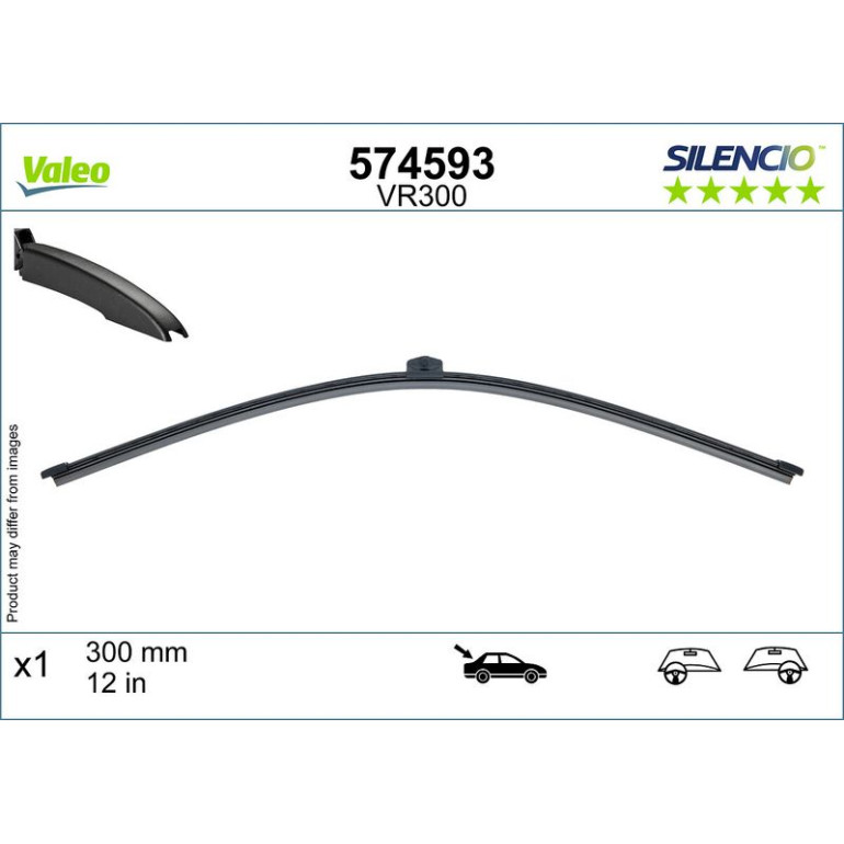 VALEO Silencio Rear (1Stk) 574593 VALEO Silencio Rear (1Stk) 574593