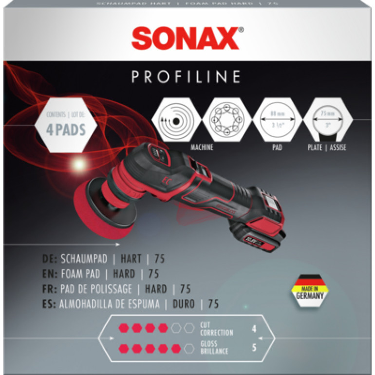 Sonax SchaumPad hart 75 04921410 Sonax SchaumPad hart 75 04921410