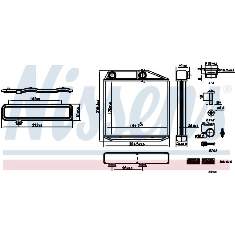 Heizkühler PKW 707213 Heizkühler PKW 707213