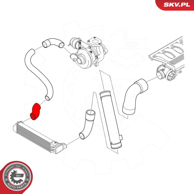 ESEN SKV Ladeluftschlauch 24SKV530 ESEN SKV Ladeluftschlauch 24SKV530