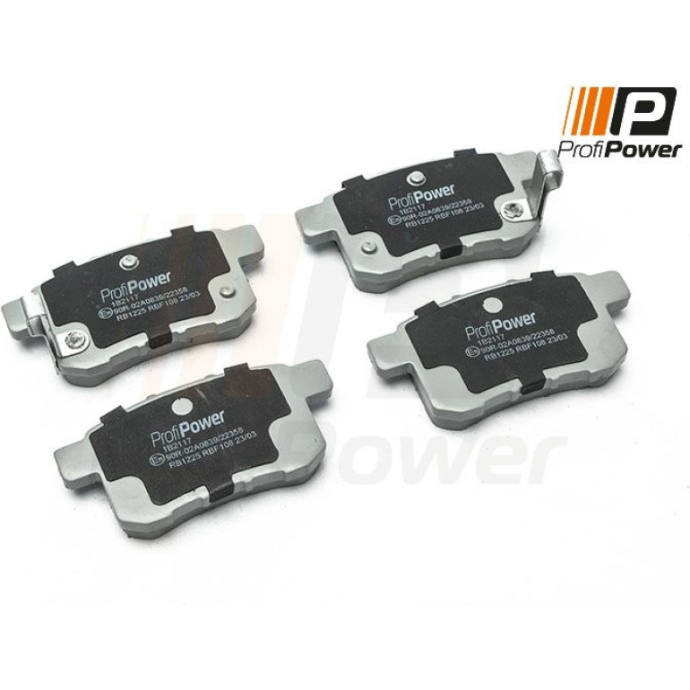 PROFIPOWER Bremsbelagsatz, Scheibenbremse 1B2117 PROFIPOWER Bremsbelagsatz, Scheibenbremse 1B2117