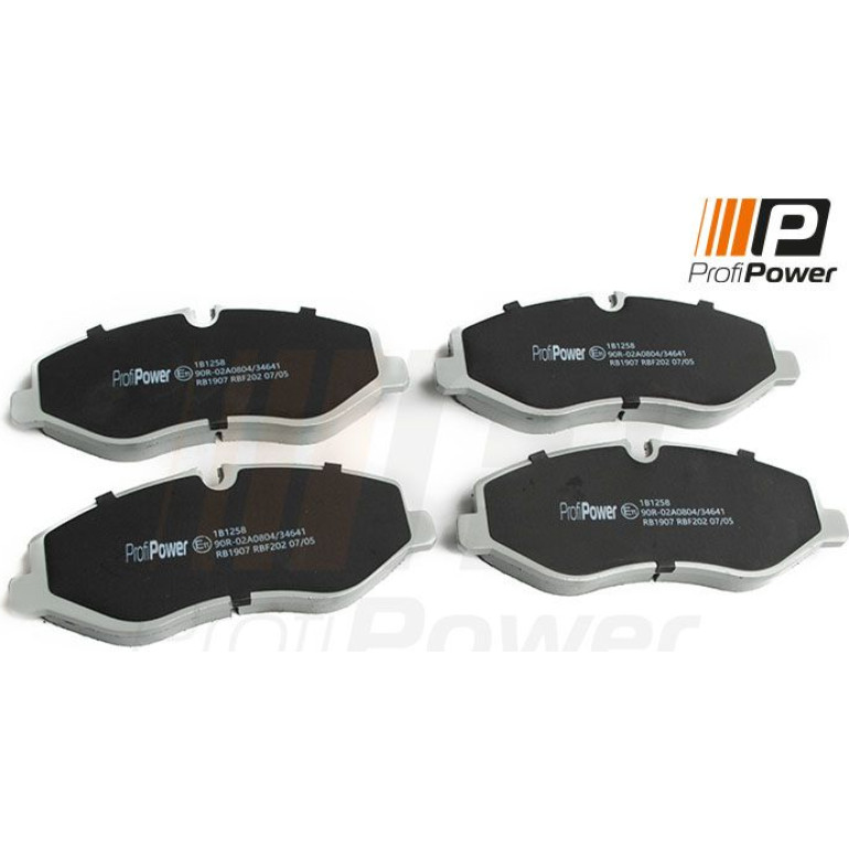 PROFIPOWER Bremsbelagsatz, Scheibenbremse 1B1258 PROFIPOWER Bremsbelagsatz, Scheibenbremse 1B1258