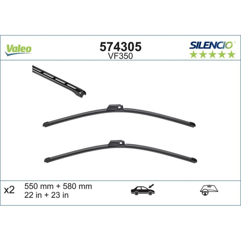 VM350 VALEO Silencio X.TRM Wischer 574305 VM350 VALEO Silencio X.TRM Wischer 574305
