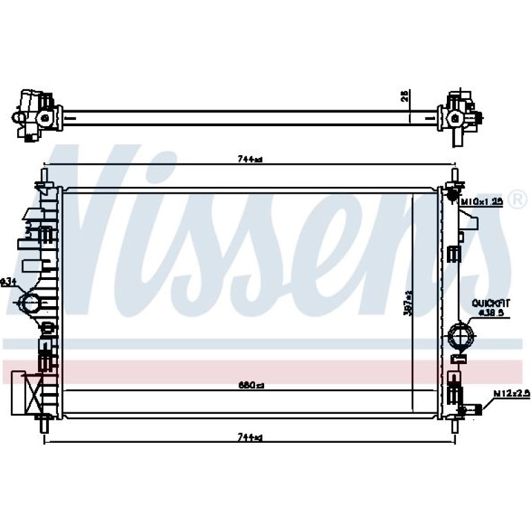 Wasserkühler PKW 630773 Wasserkühler PKW 630773