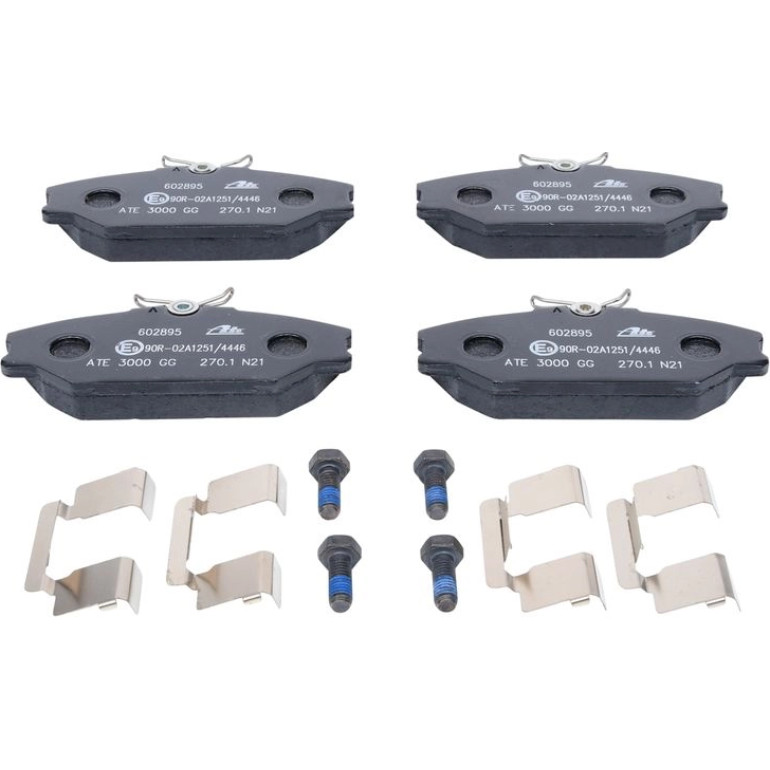 ATE Bremsbelagsatz Renault Vorderachse Laguna/Megane/Scenic 95-03 13.0460-2895.2 ATE Bremsbelagsatz Renault Vorderachse Laguna/Megane/Scenic 95-03 13.0460-2895.2