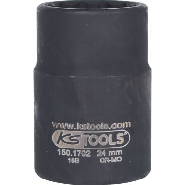KS TOOLS 3/4 24 mm Antriebswelle 12-Punkt-Antriebswellenmutter 150.1702 KS TOOLS 3/4 24 mm Antriebswelle 12-Punkt-Antriebswellenmutter 150.1702