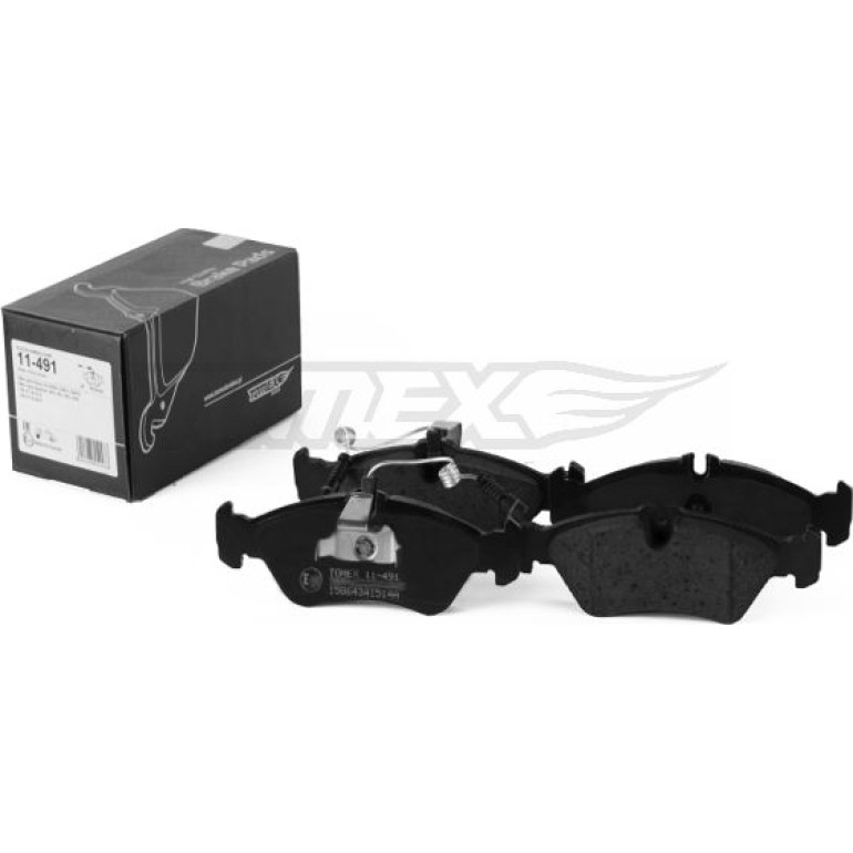 TOMEX brakes Bremsbelagsatz, Scheibenbremse TX 11-491 TOMEX brakes Bremsbelagsatz, Scheibenbremse TX 11-491