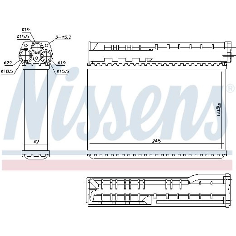 Heizkühler PKW 70512 Heizkühler PKW 70512