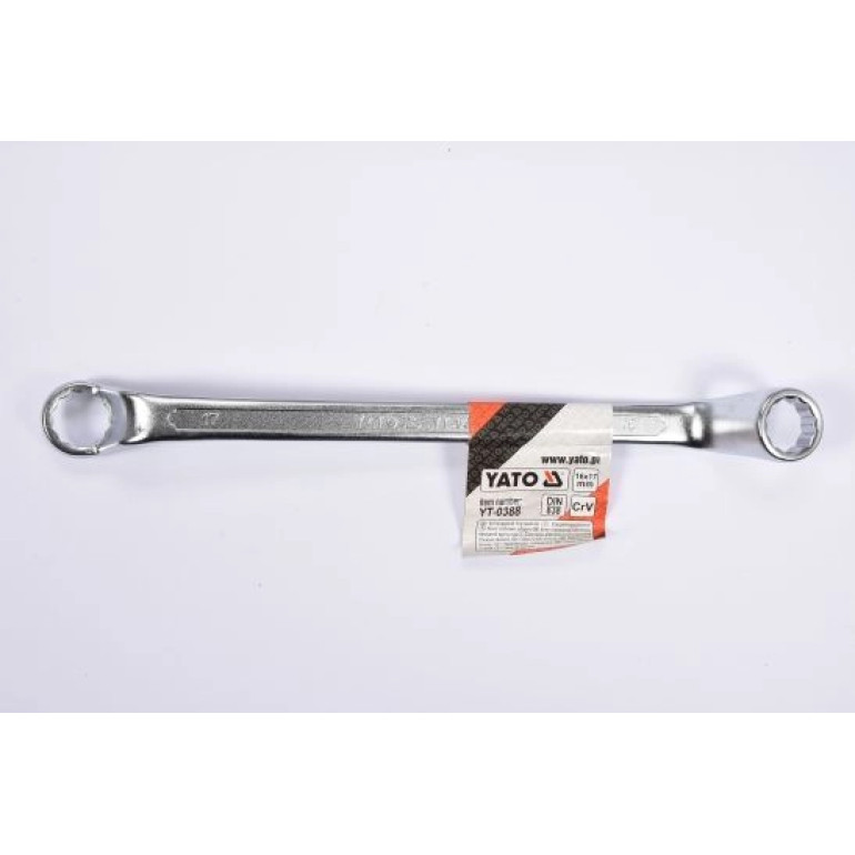 Doppelringschlüssel Gekr÷Pft 16X17mm Polierte K÷Pfe YT-0388 Doppelringschlüssel Gekr÷Pft 16X17mm Polierte K÷Pfe YT-0388