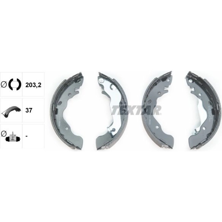 Bremsbacken Hyundai Matrix 01 91061700 Bremsbacken Hyundai Matrix 01 91061700