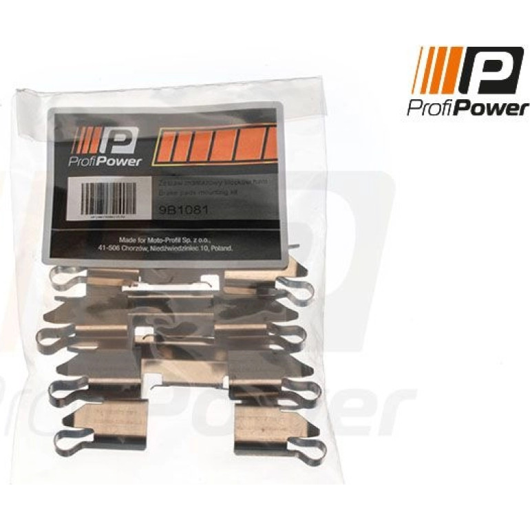 PROFIPOWER Zubehörsatz, Scheibenbremsbelag 9B1081 PROFIPOWER Zubehörsatz, Scheibenbremsbelag 9B1081