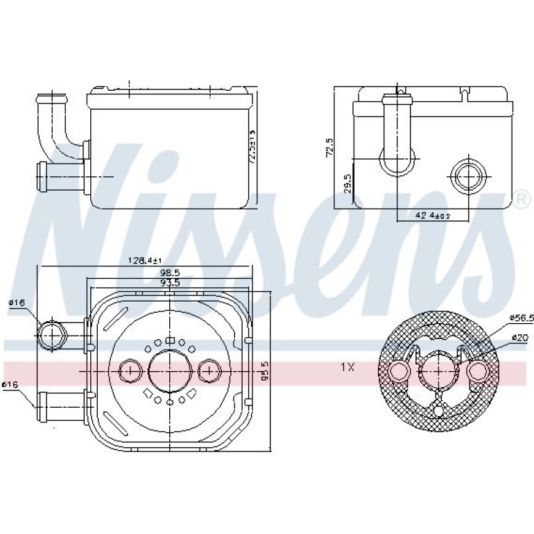 Ölkühler PKW 90654 Ölkühler PKW 90654
