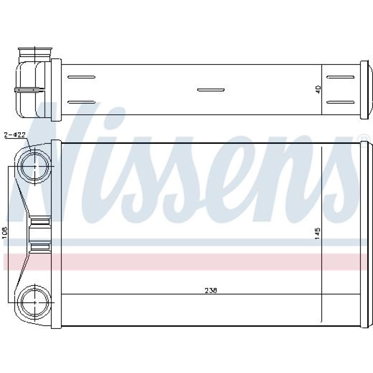Heizkühler PKW 70226 Heizkühler PKW 70226