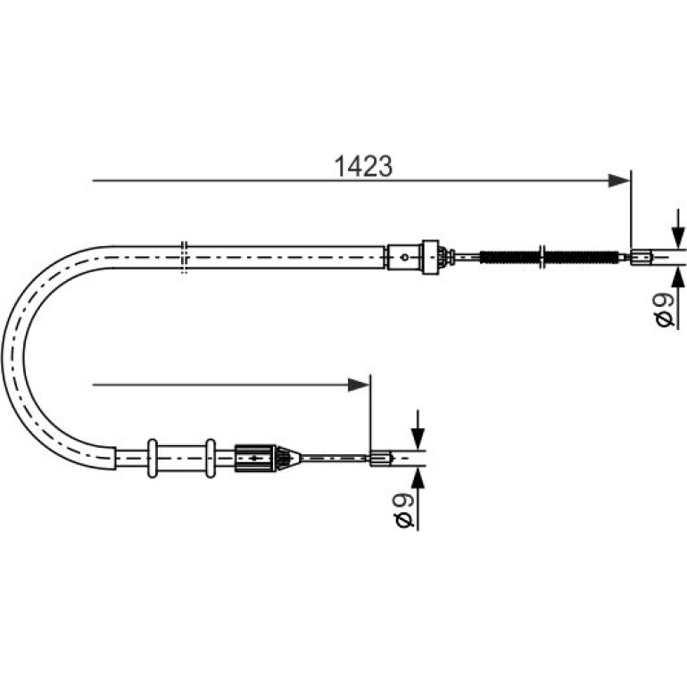 Handbremsseil li 1987477632 Handbremsseil li 1987477632