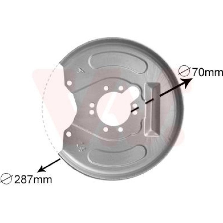 VAN WEZEL Spritzblech, Bremsscheibe 3225374