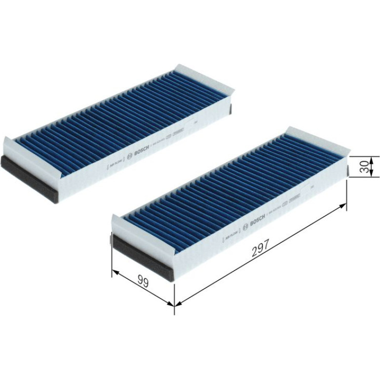 Bosch Aktivkohleinnenraumfilter 0 986 628 605 Bosch Aktivkohleinnenraumfilter 0 986 628 605